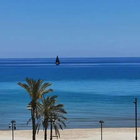 Lujoso Apartamento En Primera Linea De Playa Alicante Exterior photo